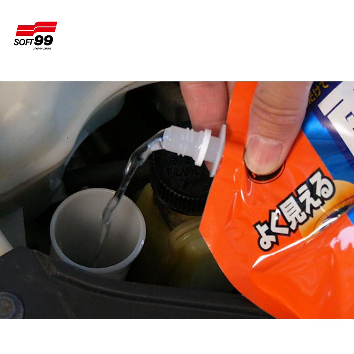 Nước Rửa Nano Kính Glaco Washer Pouch Pack 2L G-80 Soft99 Japan