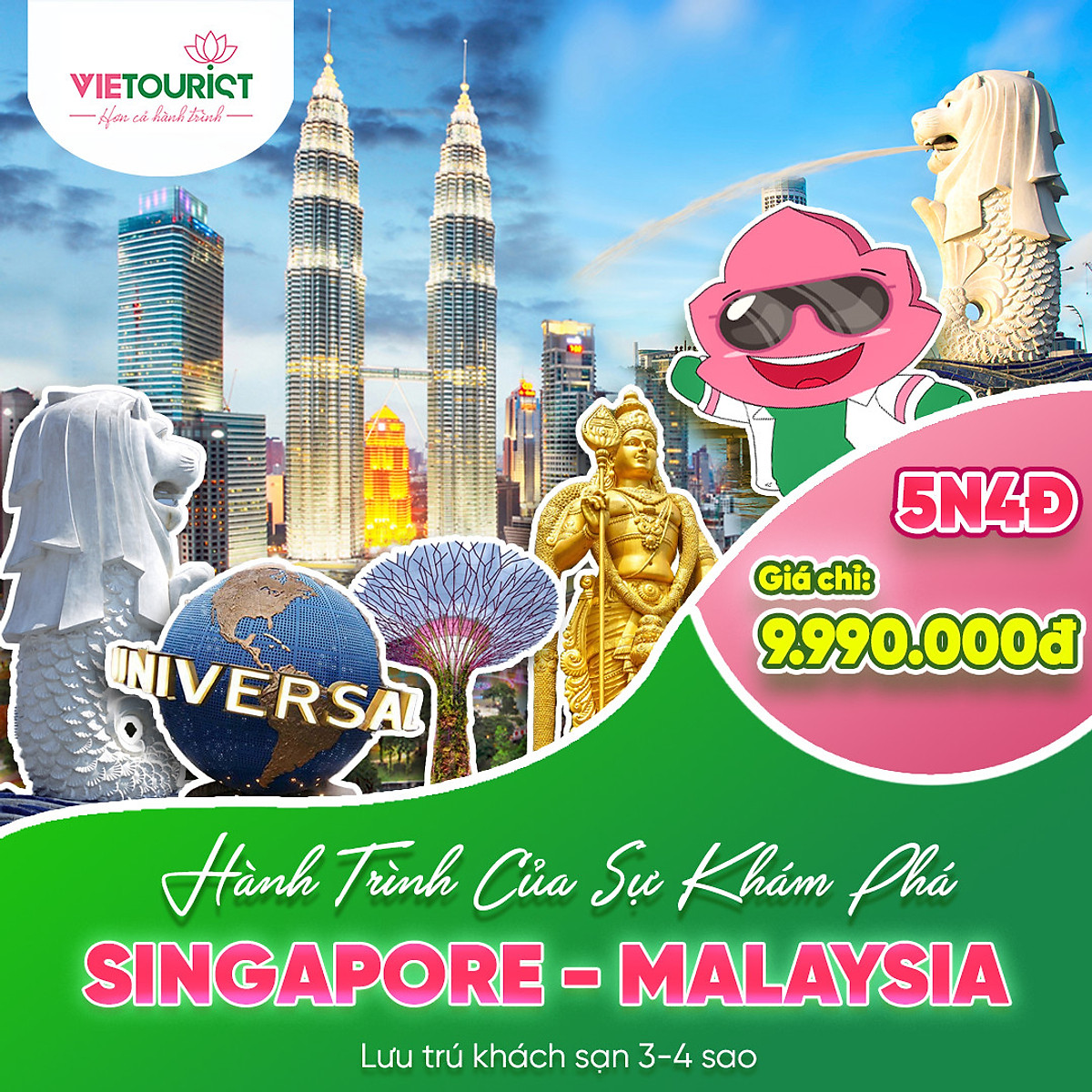 E-Voucher] Vietourist - Tour Du Lịch Singapore - Malaysia 5N4Đ ...