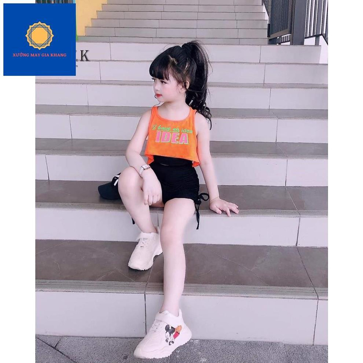 Set 3) Bộ Sport Body Ôm, Sành Điệu Cho Bé Gái, In Idea - Quần Áo Trẻ