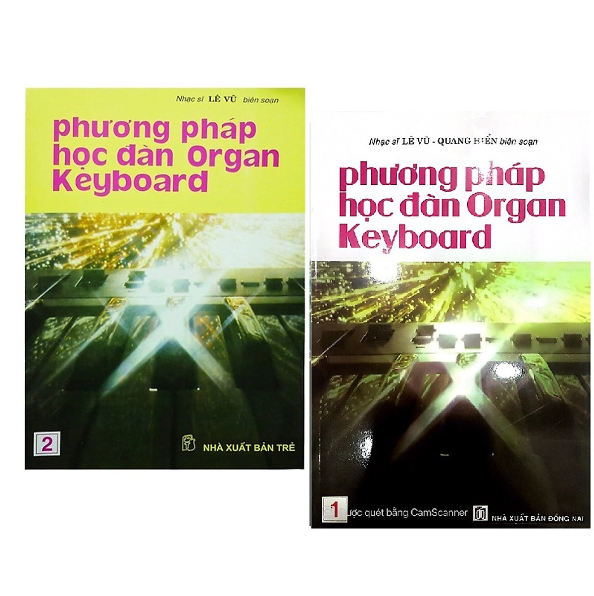 Phương Pháp Học Đàn Organ Keyboard (Tập 1 + Tập 2) - Lê Vũ, Quang Hiển