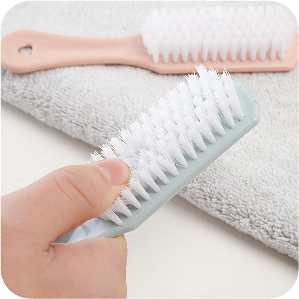 Bàn Chải Tay Cầm Mini Cọ Giày, Cọ Gót Chân