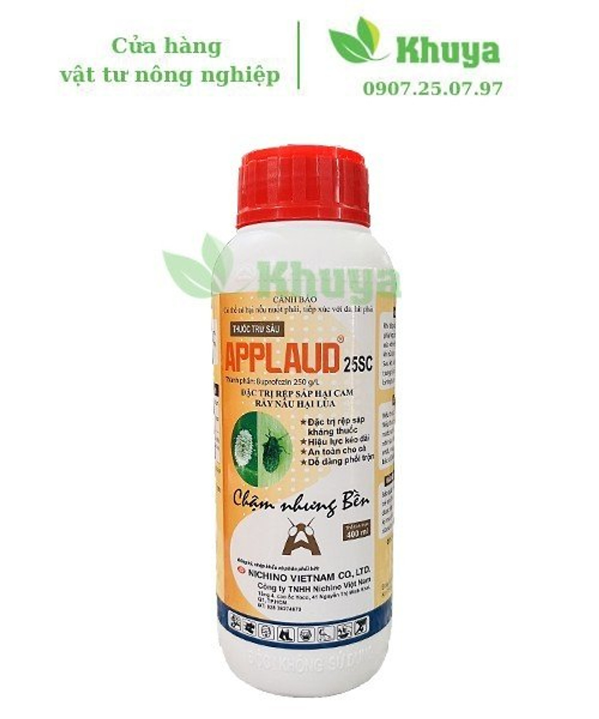 Mua Thuốc trừ sâu Applaud 25SC 400ml Đặc trừ rệp sáp tại Cửa hàng vật tư  nông nghiệp Khuya | Tiki