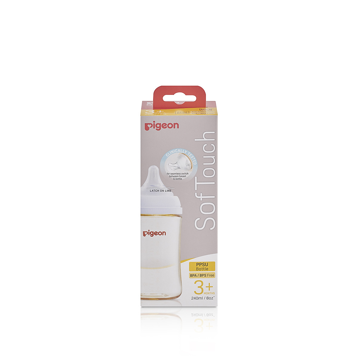 Bình sữa Pigeon PPSU Plus thế hệ III 160ml/240ml