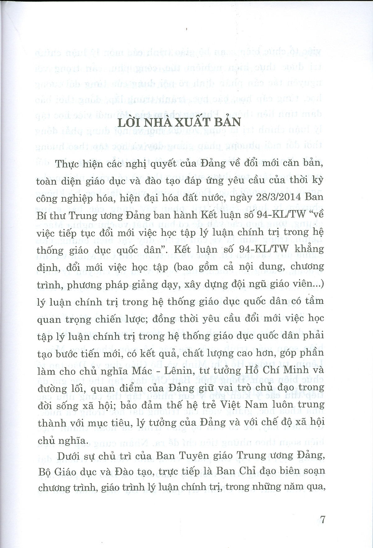 Giáo Trình Kinh Tế Chính Trị Mác – Lênin (Dành Cho Bậc Đại Học Hệ Không Chuyên Lý Luận Chính Trị) - Bộ mới năm 2021