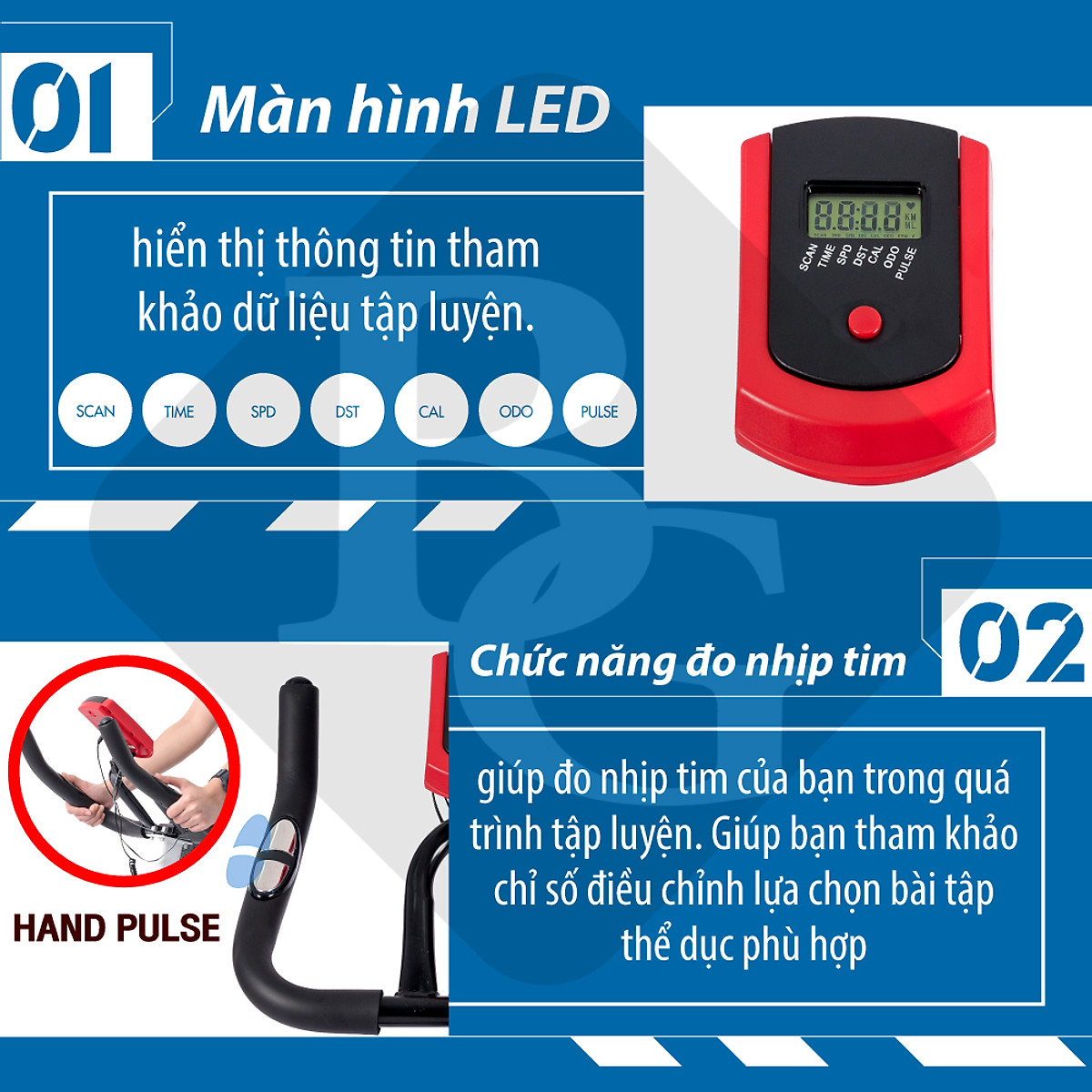 Xe đạp tập tại nhà thể dục thể thao, gym, fitness Spining Bike - giúp tăng cơ, giảm mỡ hiệu quả