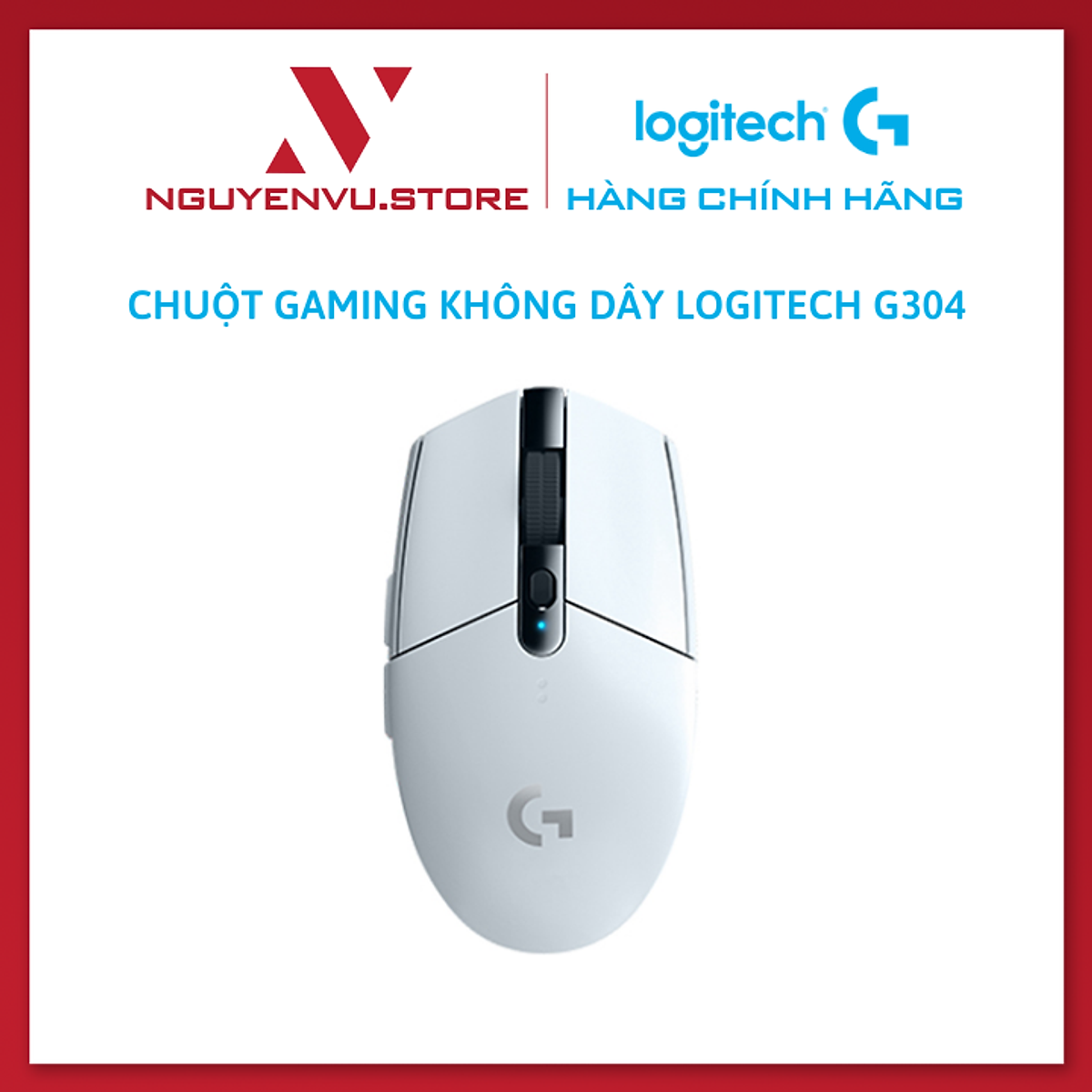 Mua Chuột game không dây Lightspeed Logitech G304 - Cảm biến Hero, 12k DPI,  nhẹ, 6 nút lập trình, on-board memory, pin 250h - Hàng chính hãng tại  NGUYENVUSTORE | Tiki