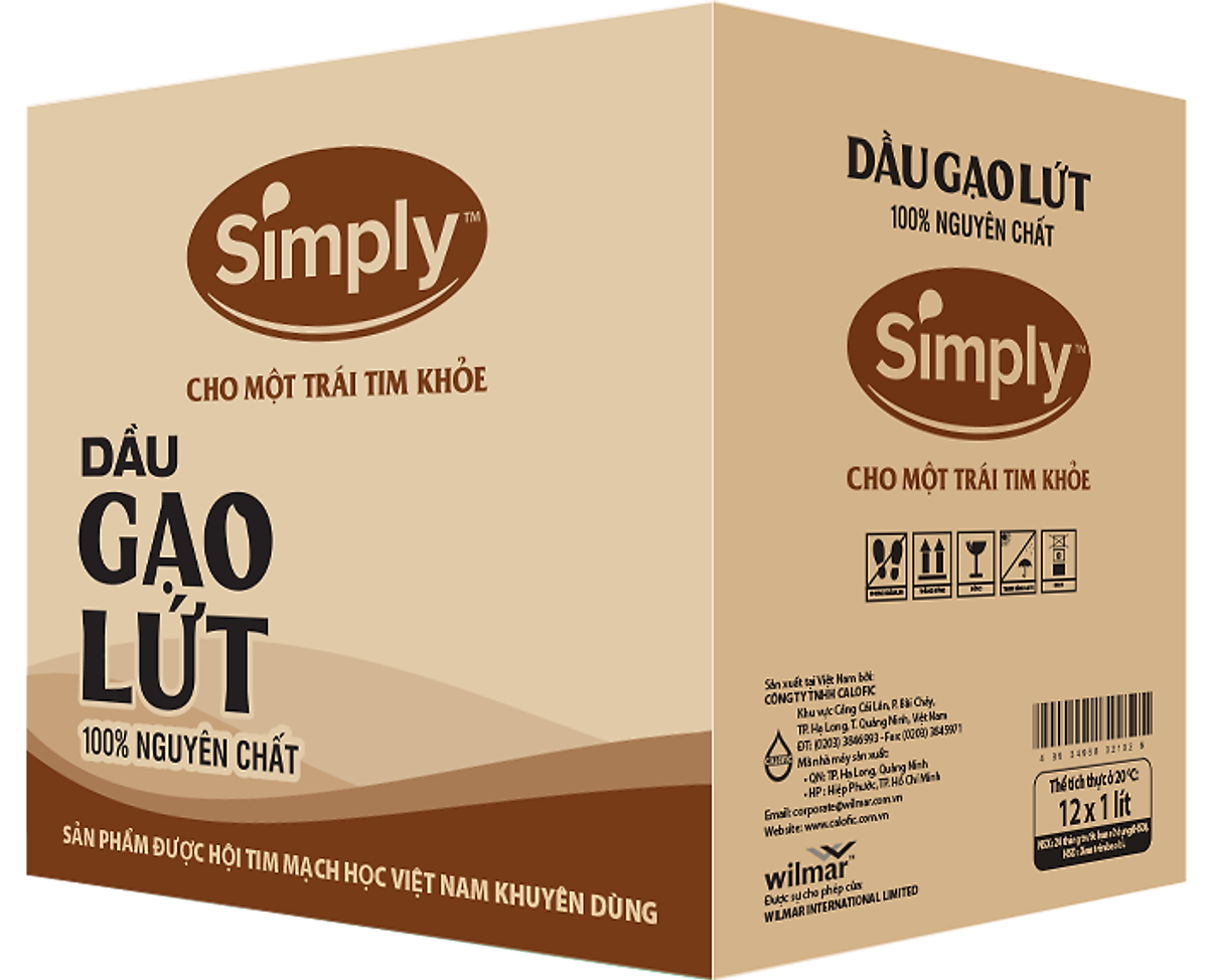 Dầu Gạo Lứt Simply 1L