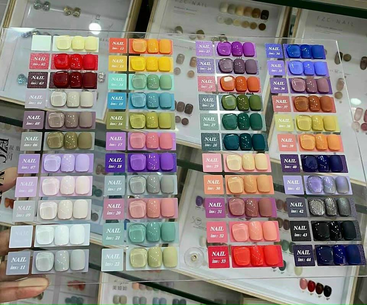 Ngọc Thảo Nail  dụng cụ làm móng  Bảng màu sơn gel OPI đây ạ Giá  80k1chai Hiện đag còn đủ màu các b nhé Bảng màu này là tự tay