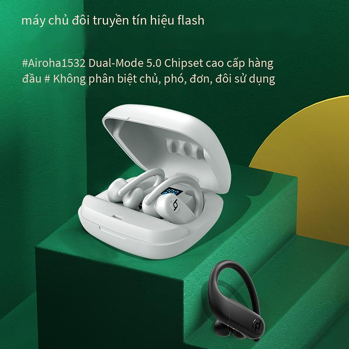 Giao hàng nhanh Tai nghe Bluetooth TWS không dây mới ANC Khử tiếng ...