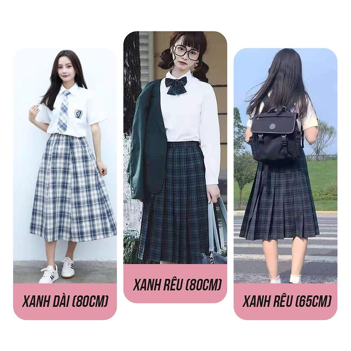 Tổng hợp 62 chân váy học sinh trung học không thể bỏ qua  trieuson5