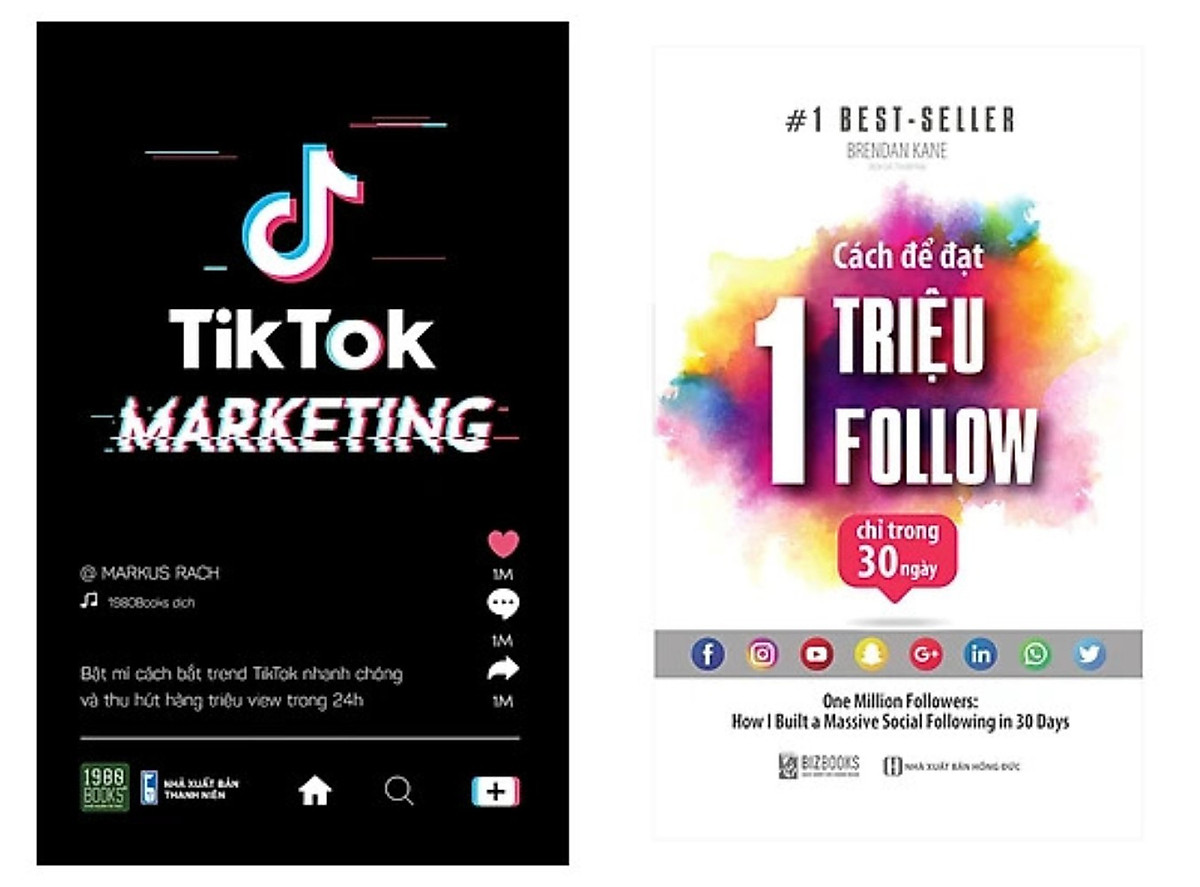 Combo 2Q kinh doanh trên mạng xã hội: Tiktok Marketing + Cách Để Đạt 1 Triệu Follow Chỉ Trong 30 Ngày