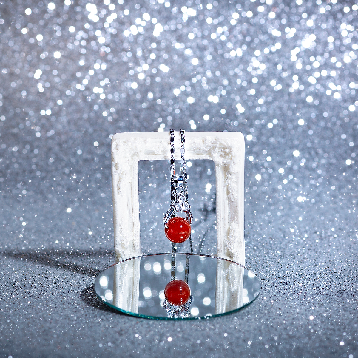 Mua Combo Mặt dây chuyền đá Ruby tổng hợp, thiết kế phong cách Hàn ...