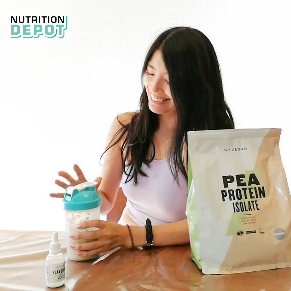 Sữa bổ sung đạm dành cho người ăn chay từ đậu hà lan Pea Protein Isolate Myprotein không mùi 2.5kg - NUTRITIONDEPOT
