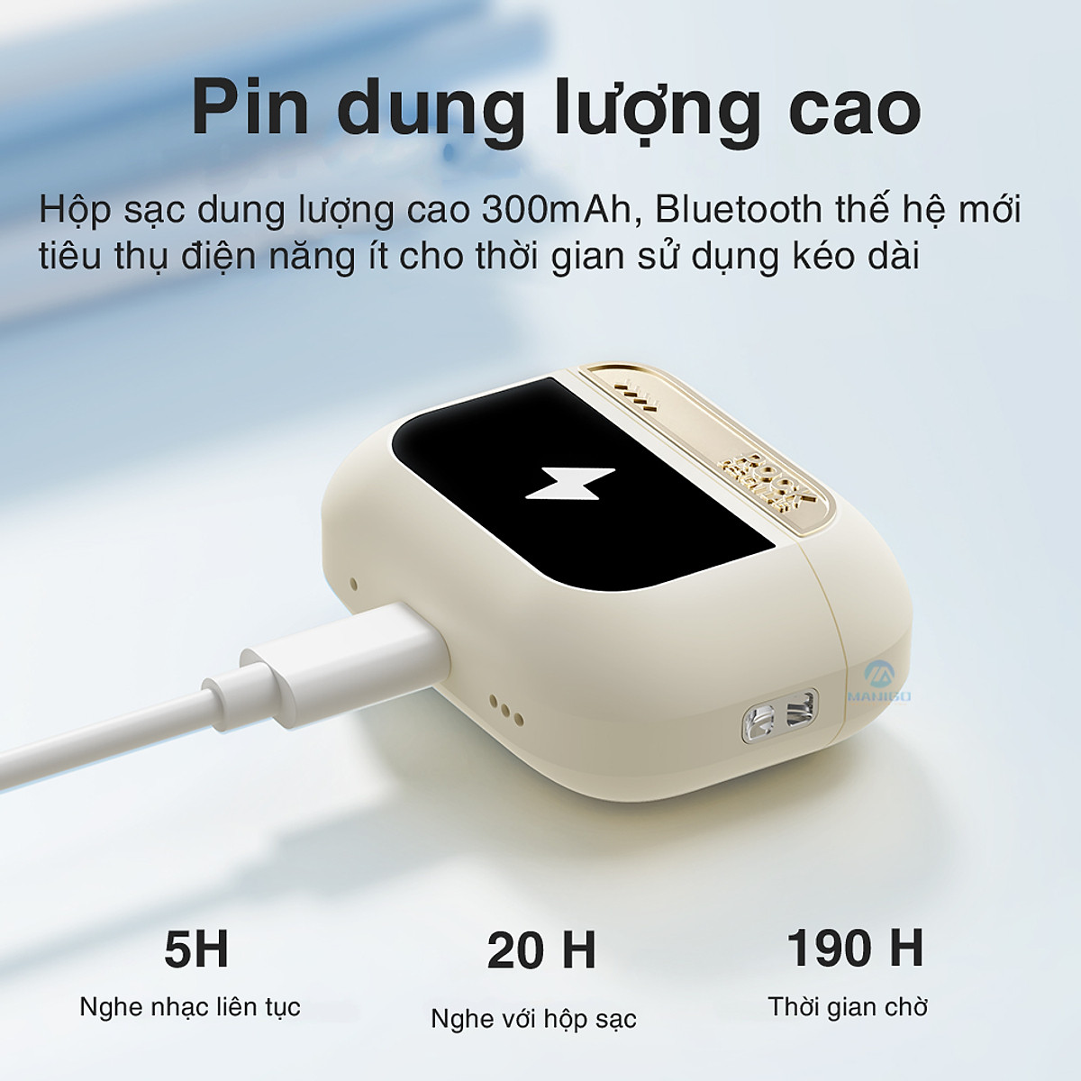 Tai nghe bluetooth không dây nhét tai chống ồn chủ động ANC ROCKSPACE A5 Pro TWS có mic hàng chính hãng BH 12 tháng