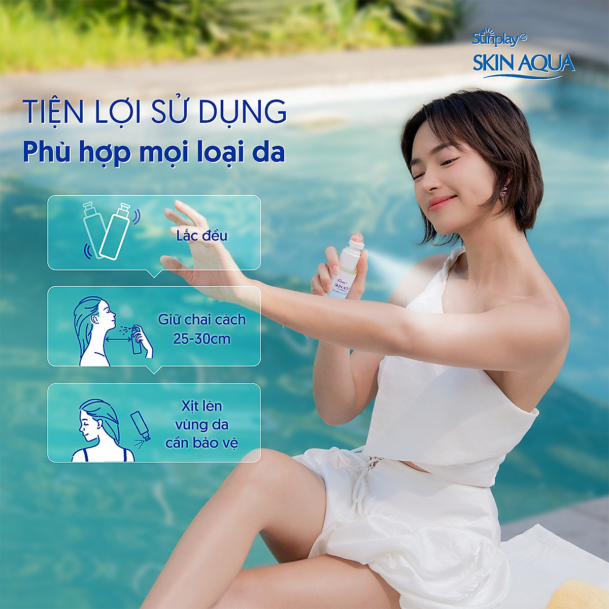 Xịt chống nắng bảo vệ đa chiều Skin Aqua Ultra Protection Mist 60ml
