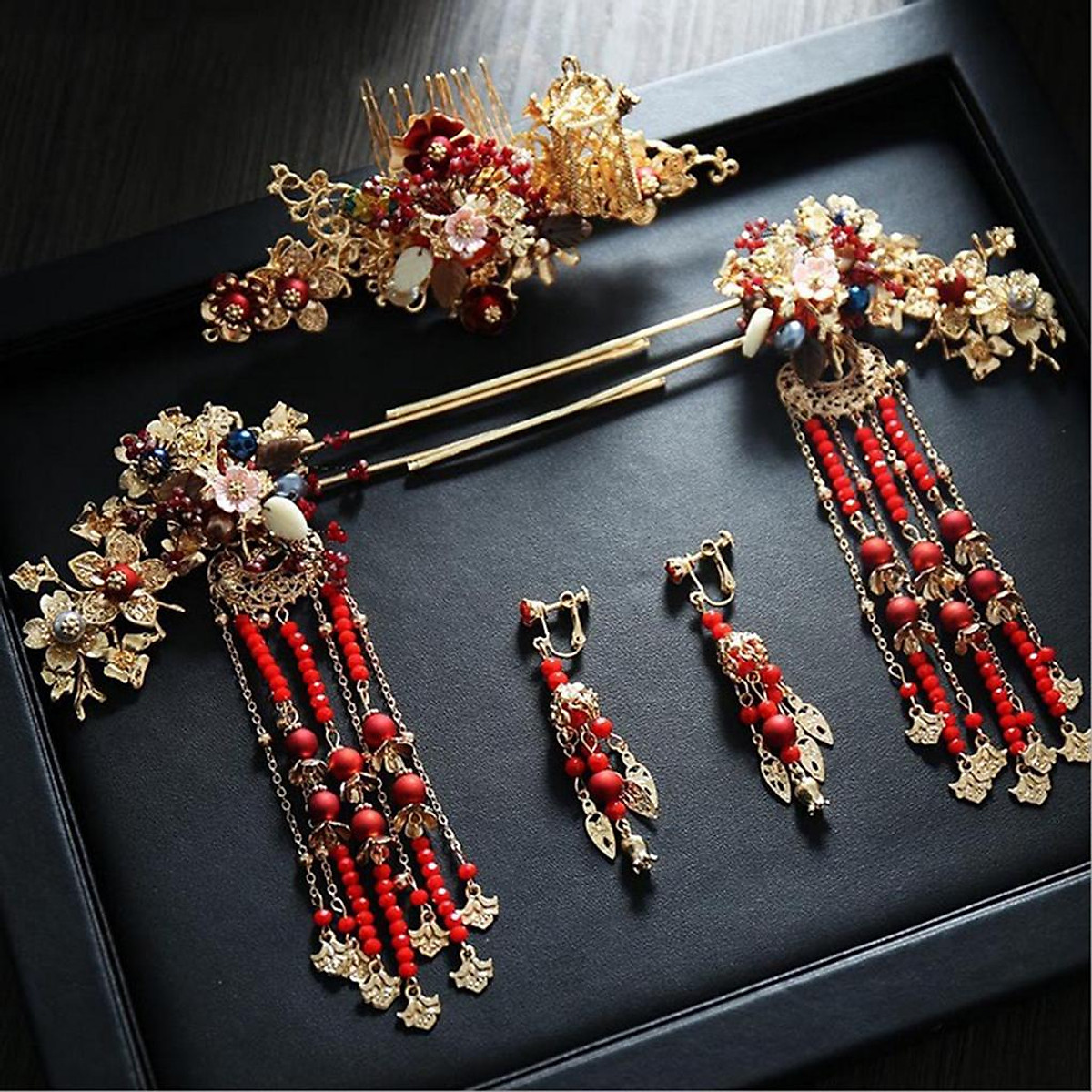 Ancient Chinese Hairpin Hair Stick Bridal Hair Accessories Wedding Headdress Ancient Chinese Hairpin Hair Stick Bridal Hair Accessories Wedding Headdress