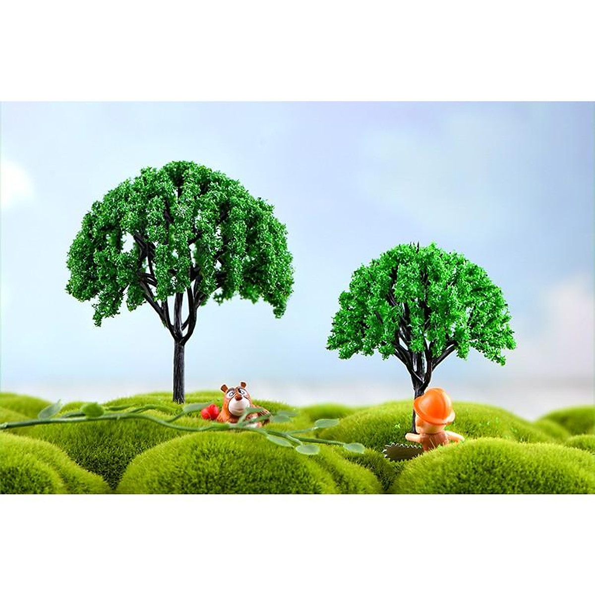 Độc đáo khung cảnh làng quê Việt Nam từ mô hình cây xanh mini