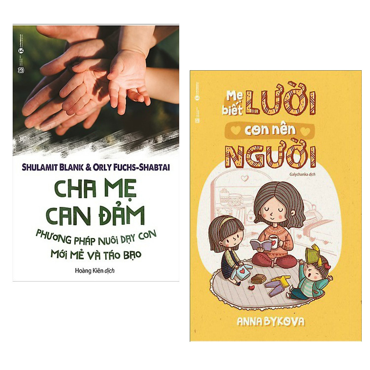 Combo Sách Làm Cha Mẹ : Cha Mẹ Can Đảm + Mẹ Biết Lười Con Nên Người ( Combo Sách Làm Mẹ Kiên Nhẫn / Tặng Kèm Bookmark Green Life )