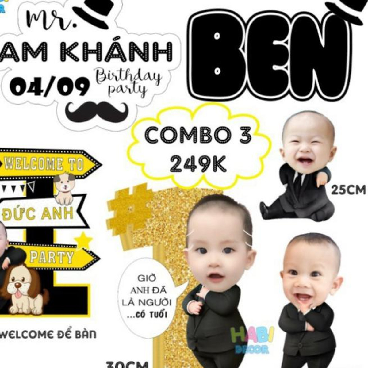 Cây Welcome Để Bàn Tiệc Sinh Nhật 20 Mẫu  Nến trang trí  Phụ kiện