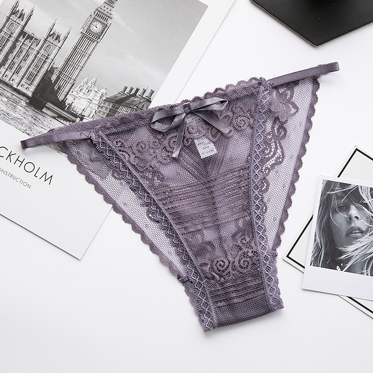 COMBO 5 QUẦN LÓT LÓT NỮ REN DÂY EO SEXY T8