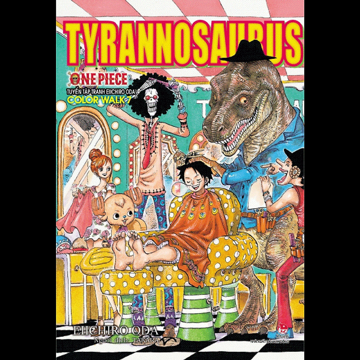 đanh Gia Sản Phẩm One Piece Color Walk Tyrannosaurus Tuyển Tập Tranh Eiichiro Oda Tập 7 Tặng Kem Poster Postcard Sticker Số Lượng Co Hạn Của Hải Yến Tiki