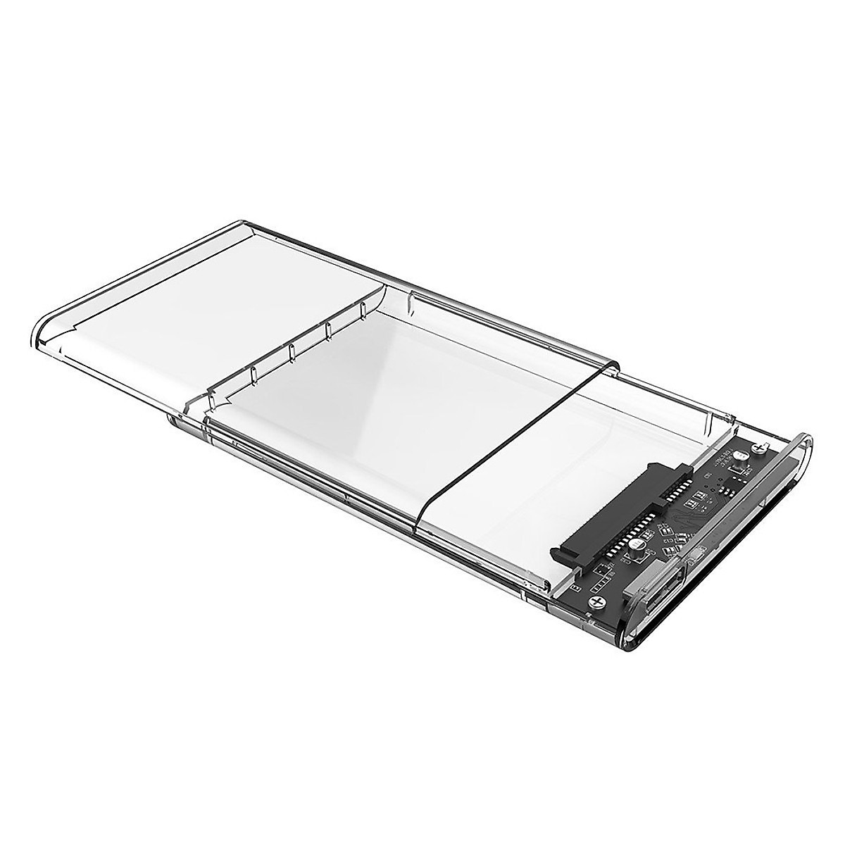 Hộp Đựng Ổ Cứng (HDD Box) 2.5" Orico USB 3.0 Nhựa Trong Suốt cho Ổ HDD và SDD - Hàng Chính Hãng