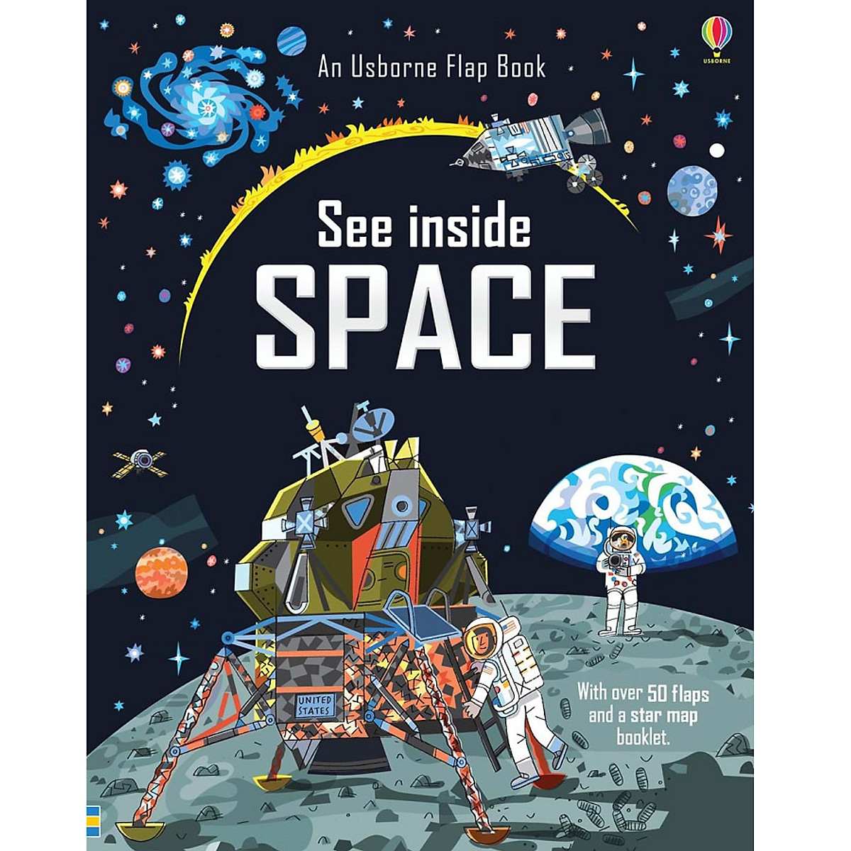 Sách tương tác tiếng Anh - Usborne See inside space