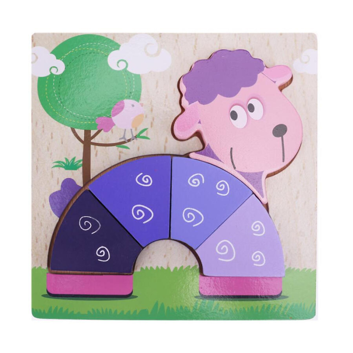 Mua 3D Wooden Toys Cartoon Animal Puzzle Intelligence Kids Educational Toys Mua 3D Wooden Toys Cartoon Animal Puzzle Intelligence Kids Educational Toys