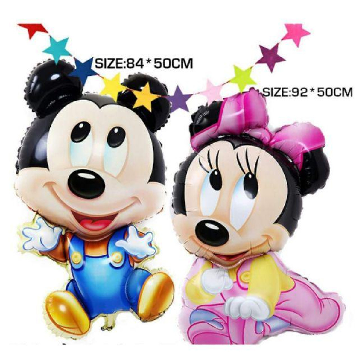 2 MÀU)Bóng nhôm chuột mickey - Phụ kiện - Vật liệu trang trí