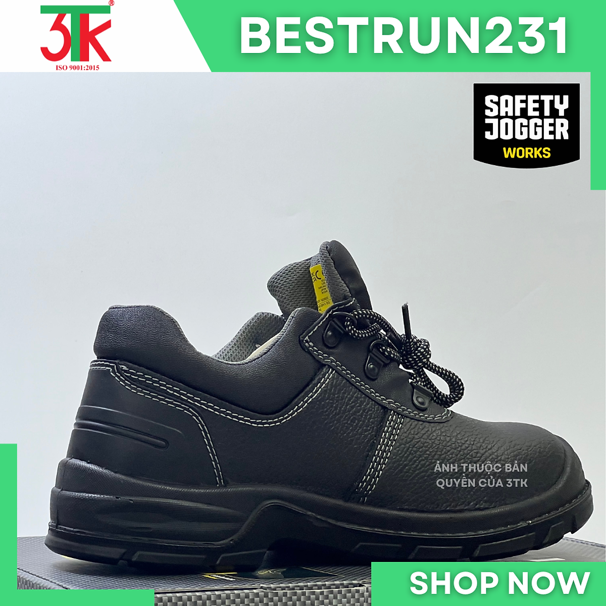 Giày Bảo Hộ Lao Động Safety Jogger Bestrun 231 S3, BestBoy 231 S3 Da