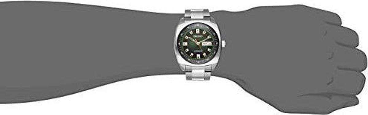 Mua Seiko Men's SNKM97 Analog Green Dial Automatic Silver Stainless Steel  Watch