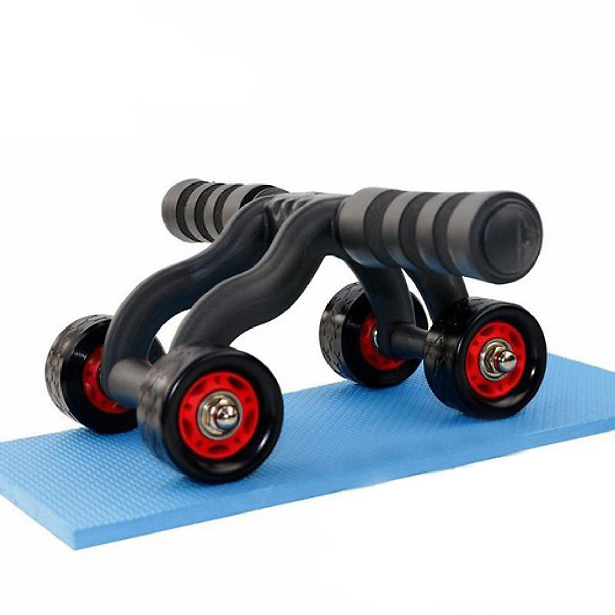 Mua Con lăn tập cơ bụng-Con lăn tập bụng 4 bánh tặng kèm thảm tập(Giao màu ngẫu nhiên) tại Shop Thịnh