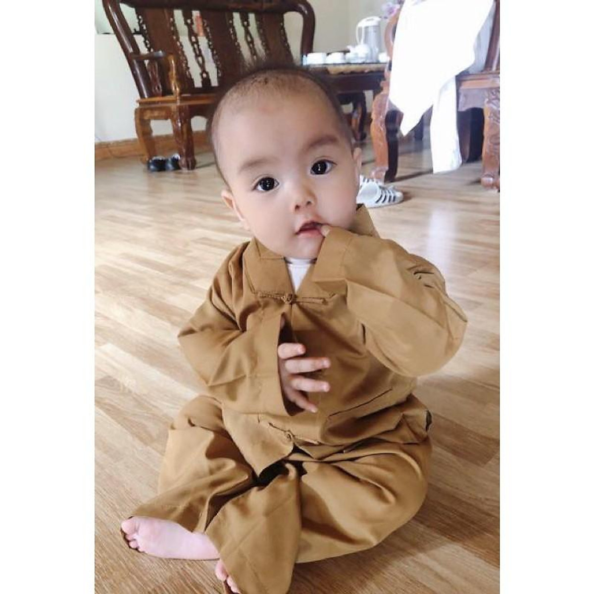 Đồ Lam Đi Chùa # La Hán Cho Bé Iu # Đồ Bộ Bé Trai Gái # Quần Áo Bé Trai Gái | Tiki