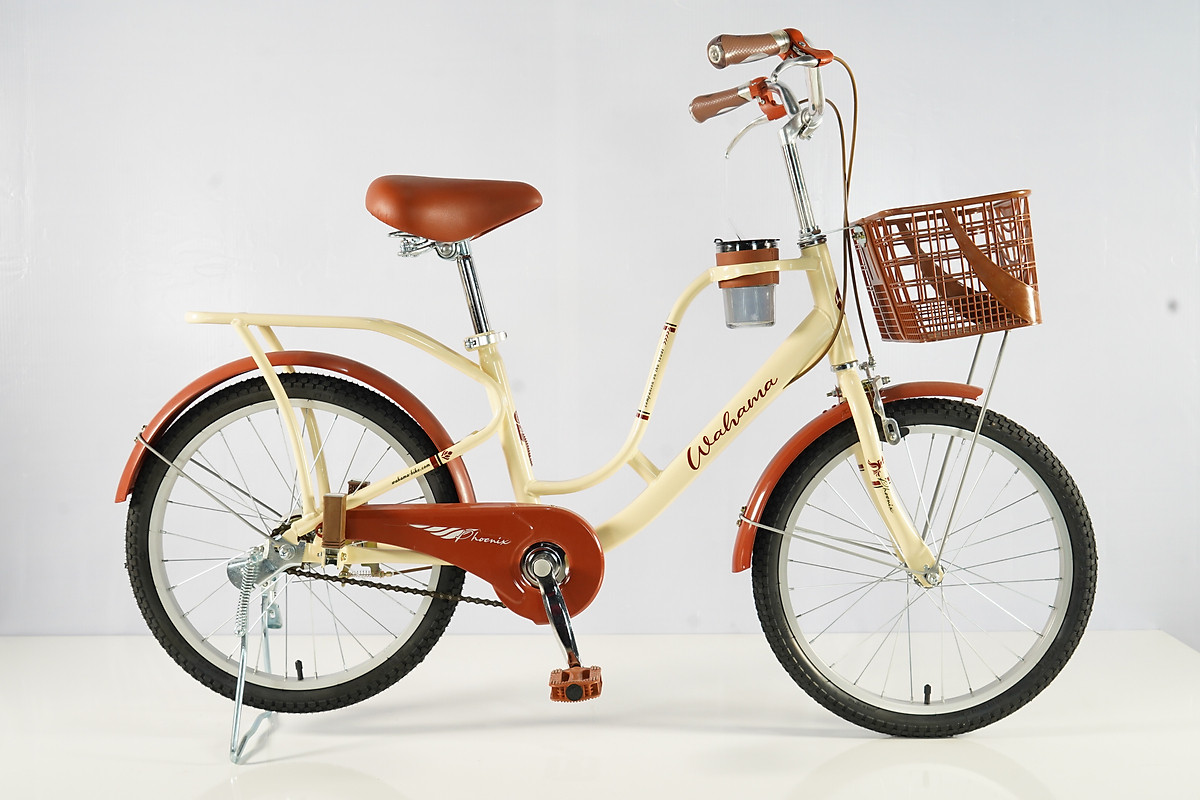 Xe đạp trẻ em Wahama Phoenix size 20 inch cho bé gái phù hợp với bé từ 7 đến 10 tuổi