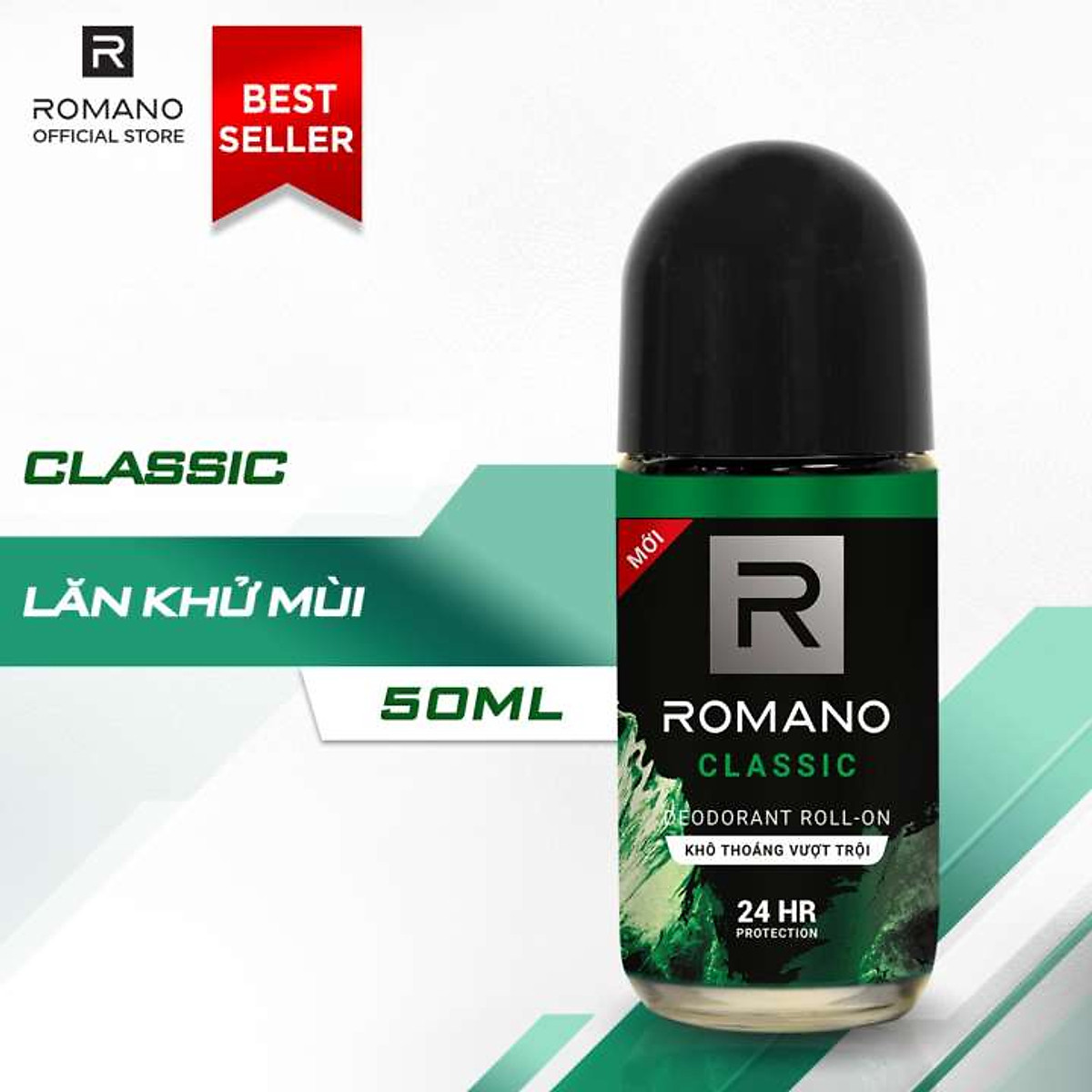 Lăn Khử Mùi Romano Classic 50ml - 1412047 | Tiki