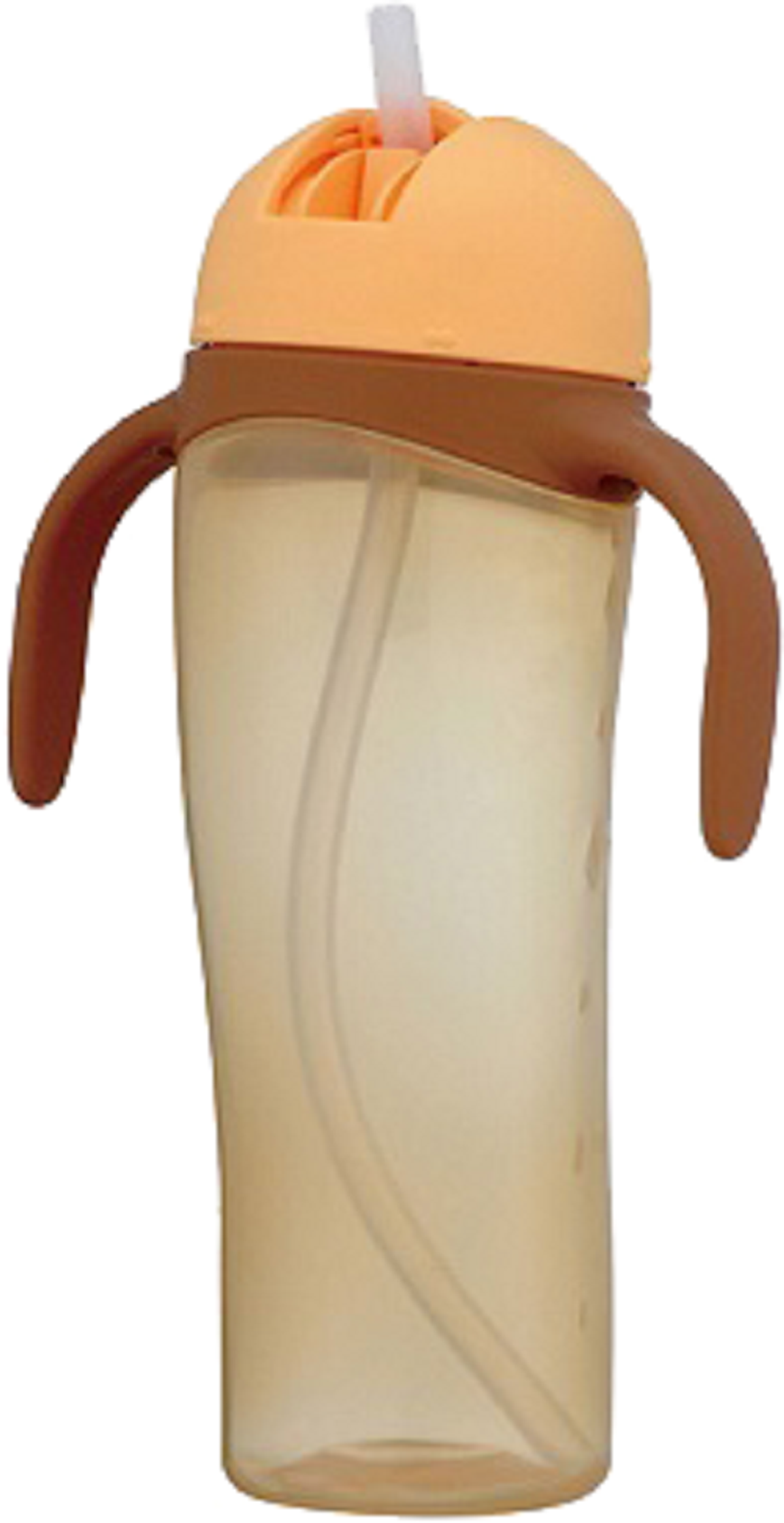 Bình uống nước tay cầm có ống hút Pigeon 330ml