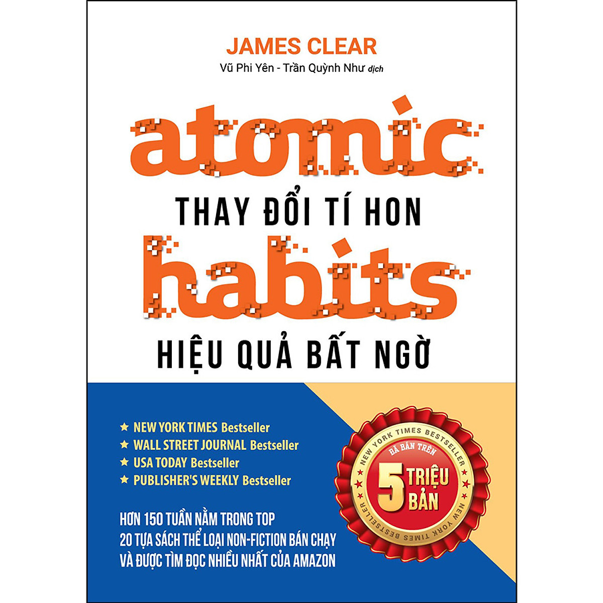 Thay Đổi Tí Hon - Hiệu Quả Bất Ngờ Atomic Habits (Tái Bản Lần 4)