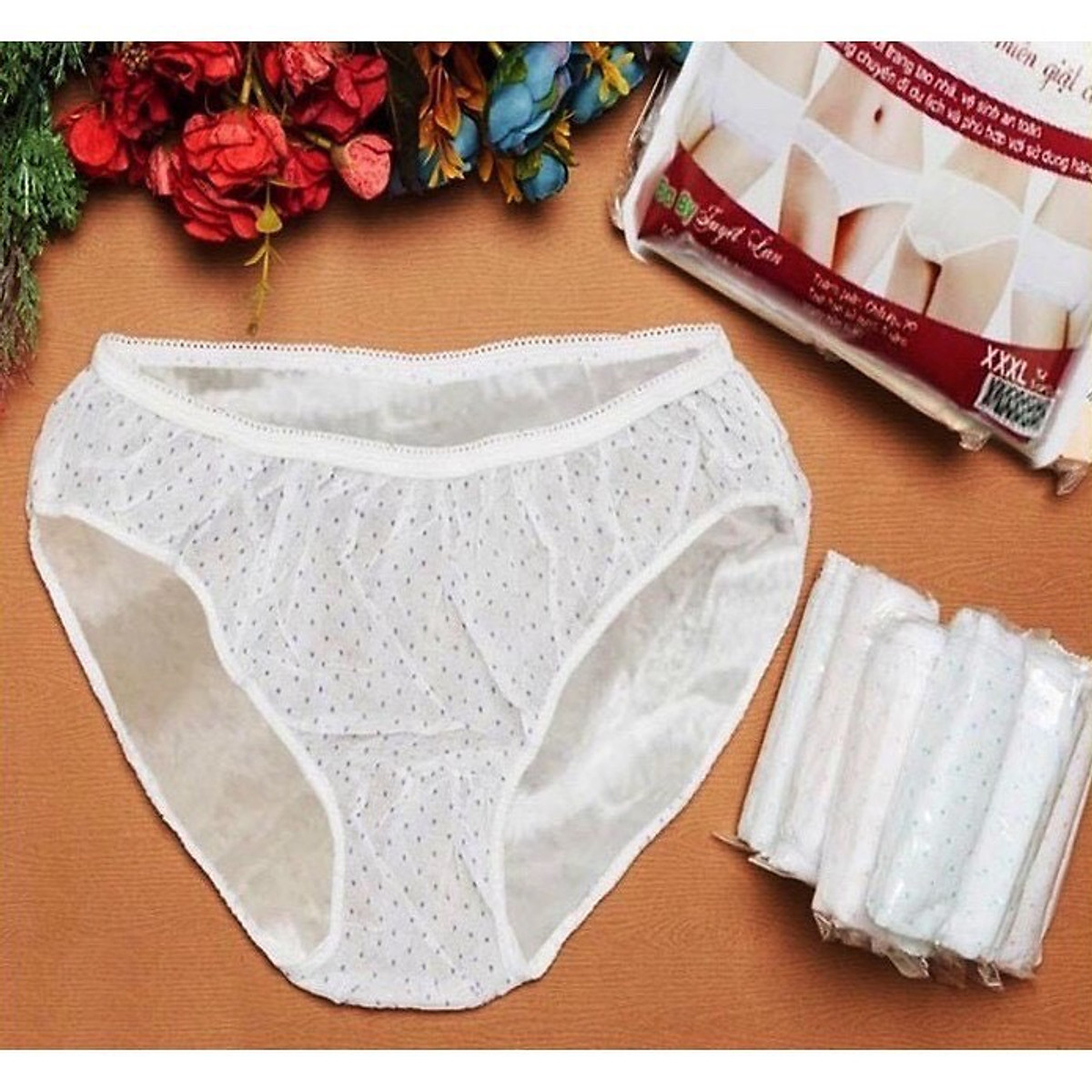 Một set 10 quần lót giấy loại cao cấp mềm mịn hơn, chất lượng hơn