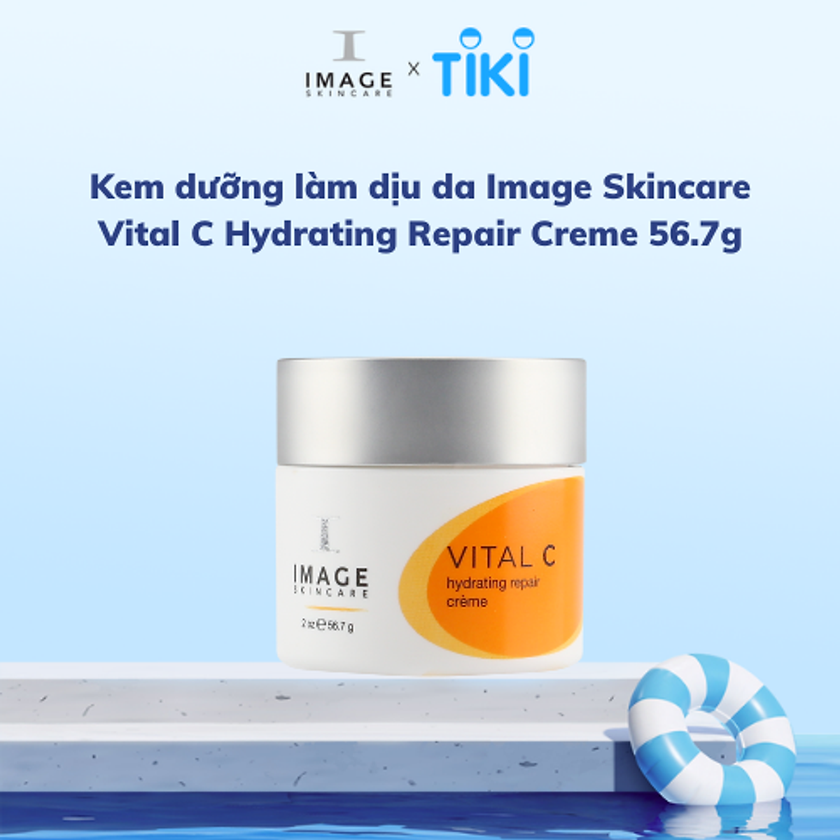 Kem Dưỡng Làm Dịu Da Image Skincare Vital C Hydrating Repair Creme 56.7 | Image Skincare Official Store | Tiki