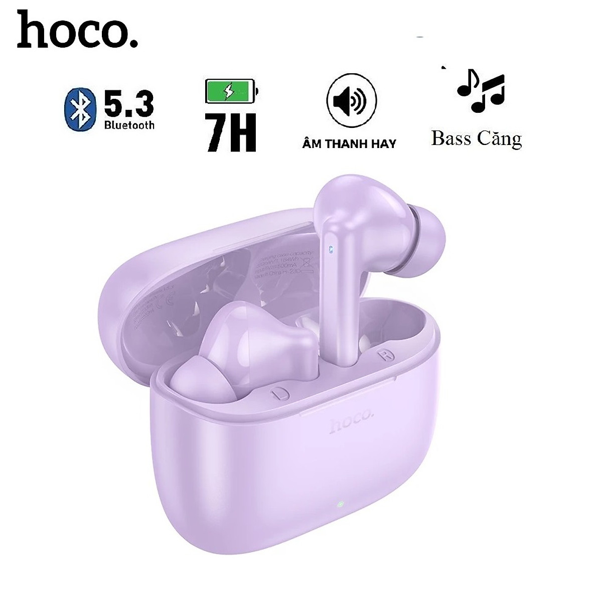 Tai Nghe Bluetooth Cao Cấp EQ2 5.3 Pin 7h Âm Thanh Sống Động Bass căng - Hàng Chính Hãng