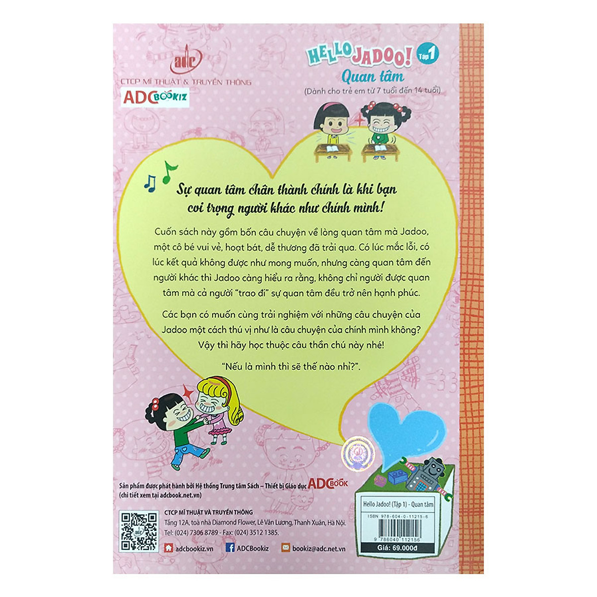 Hello Jadoo (Tập 1) - Quan Tâm - Sách Kiến Thức - Kỹ Năng Cho Trẻ
