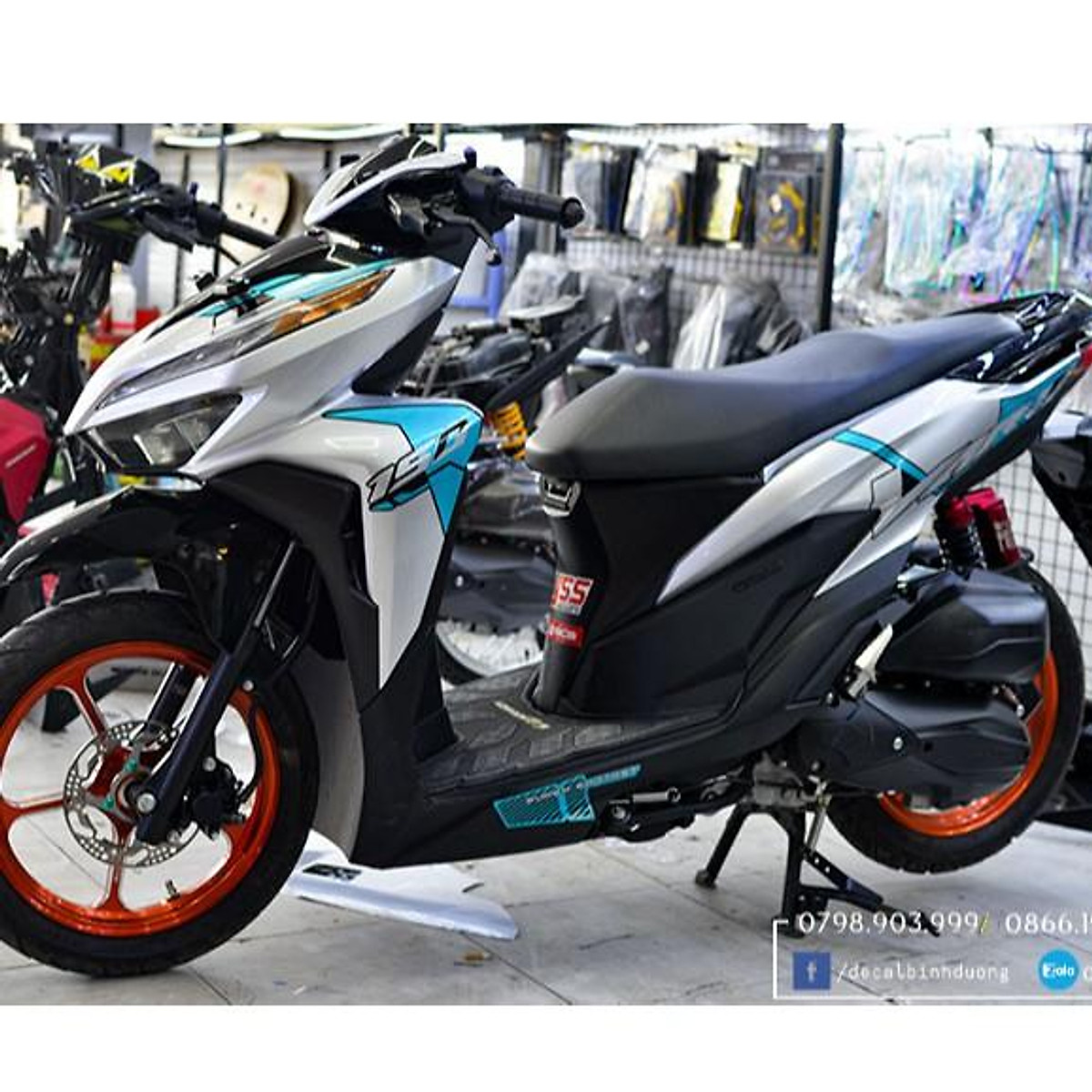 Sơn Xe Vario 150 Màu Xám Xi Măng Phiên Bản Mới Nhất 2023