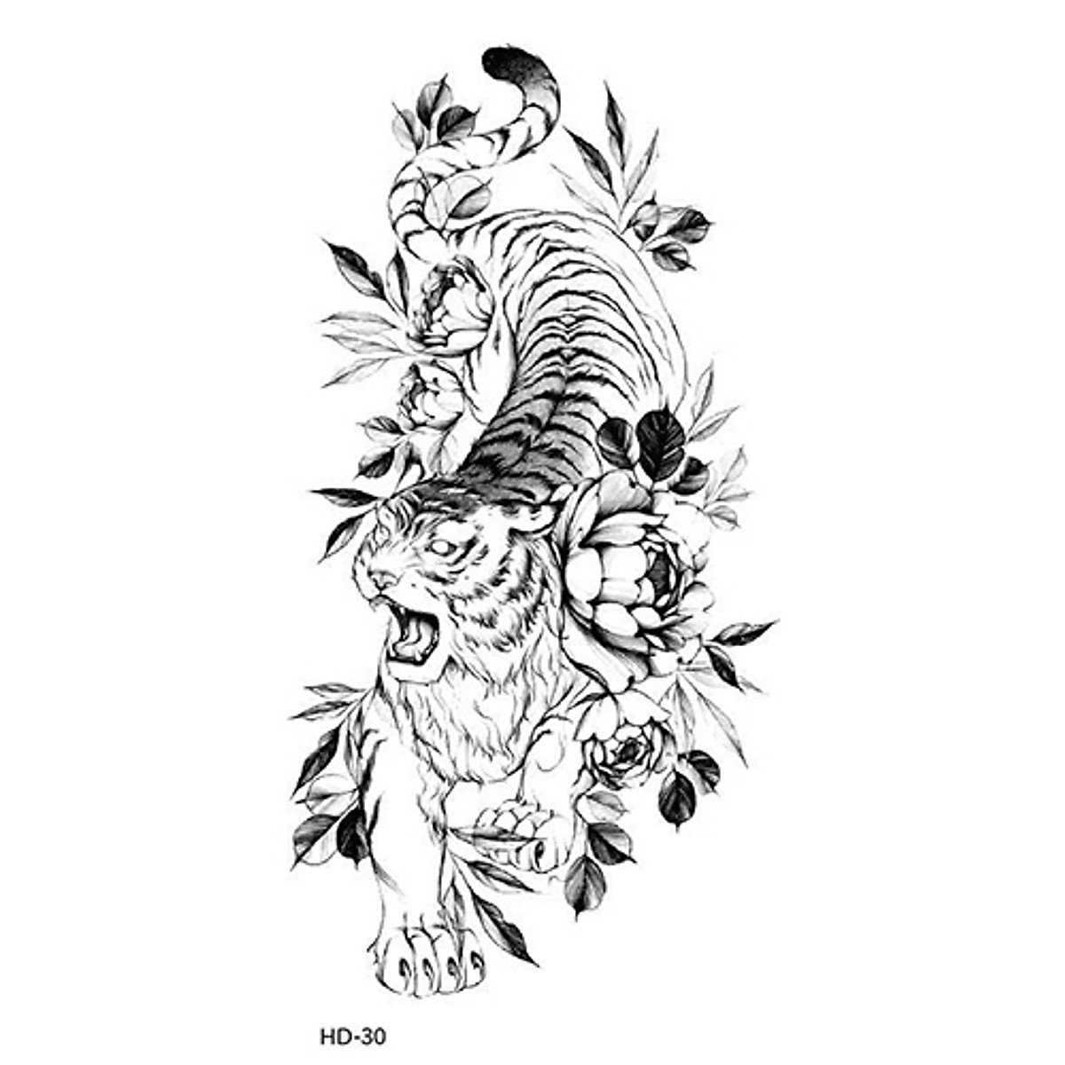 Mua Hình Xăm To Miếng Dán Tạm Thời Tattoo Chống Nước Lâu Trôi ...