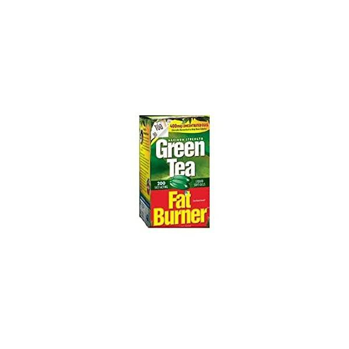 Applied Nutrition Green Tea Fat Burner with EGCG, 400mg ( 200 Soft gels