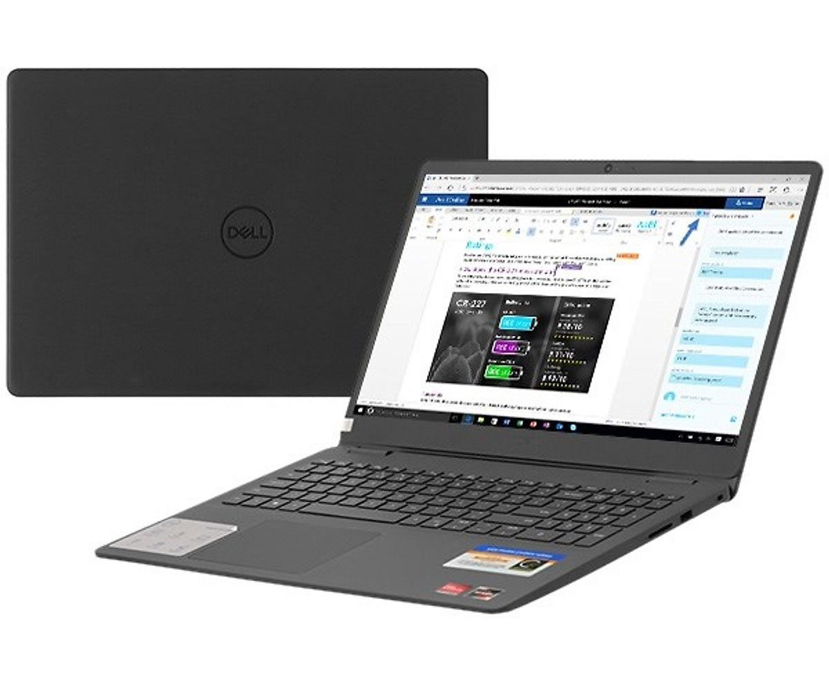Laptop Dell Inspiron 3505 Y1N1T3 (AMD R3-3250U/ 8GB/ 256SSD/ 15.6 FHD/ Win10 + Office) - Hàng Chính Hãng