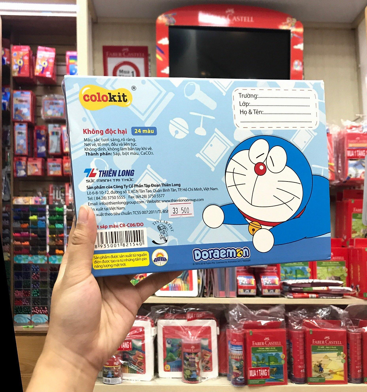 Bút Sáp Màu Thiên Long CR-C06/DO (24 Màu) - Giao Ngẫu Nhiên
