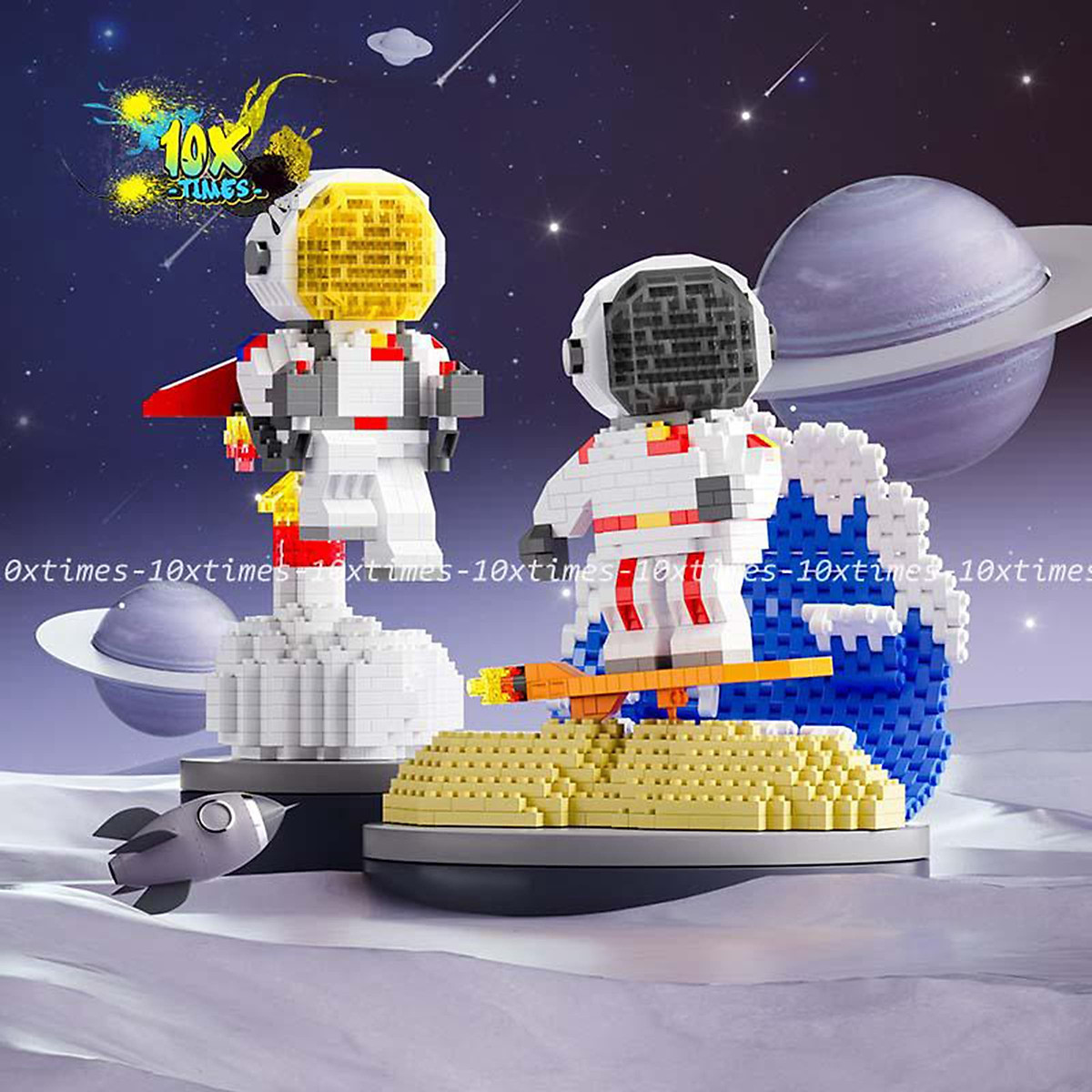 Lego mô hình lắp ghép phi hành gia vũ trụ phát sáng lego mini nhân vật hoạt  hình Quà tặng Starry Sky Series DIY đồ chơi giáo dục  MixASale