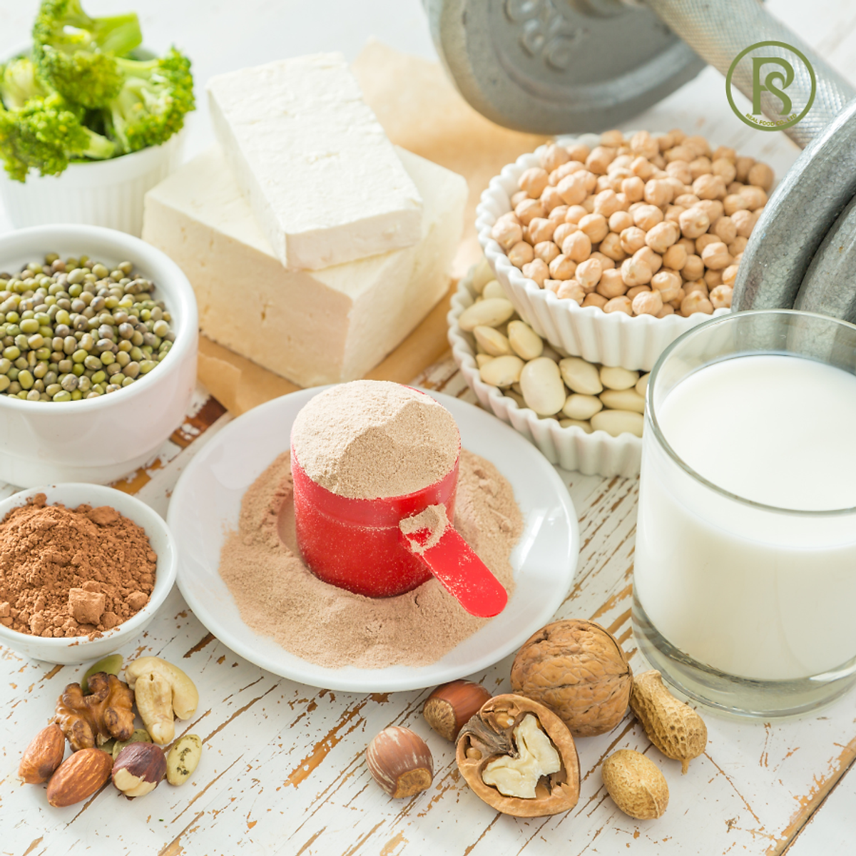 Hạt Hạnh Nhân Tươi Real Food (Almond) - 2kg/500g/100g