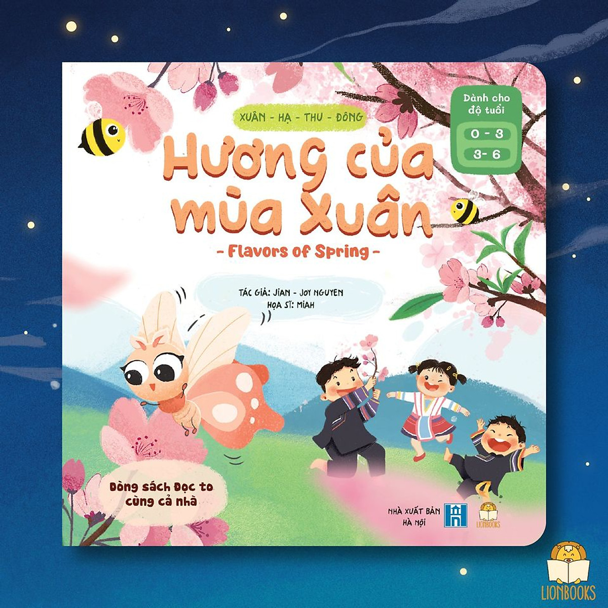 Truyện Kể Cho Bé Trước Giờ Đi Ngủ - Combo 4 Cuốn Xuân Hạ Thu Đông (Song Ngữ Việt - Anh) - Sách Song Ngữ Việt - Anh Cho Bé 0-1-2-3-4-5-6 Tuổi