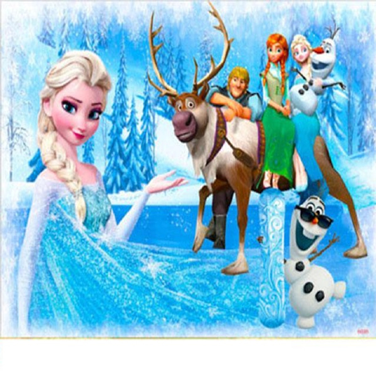 Tranh ghép gỗ 60 miếng - Công chúa Elsa - Tranh ghép